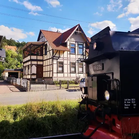 Ferienwohnung Zur Brockenbahn Wernigerode Exterior foto